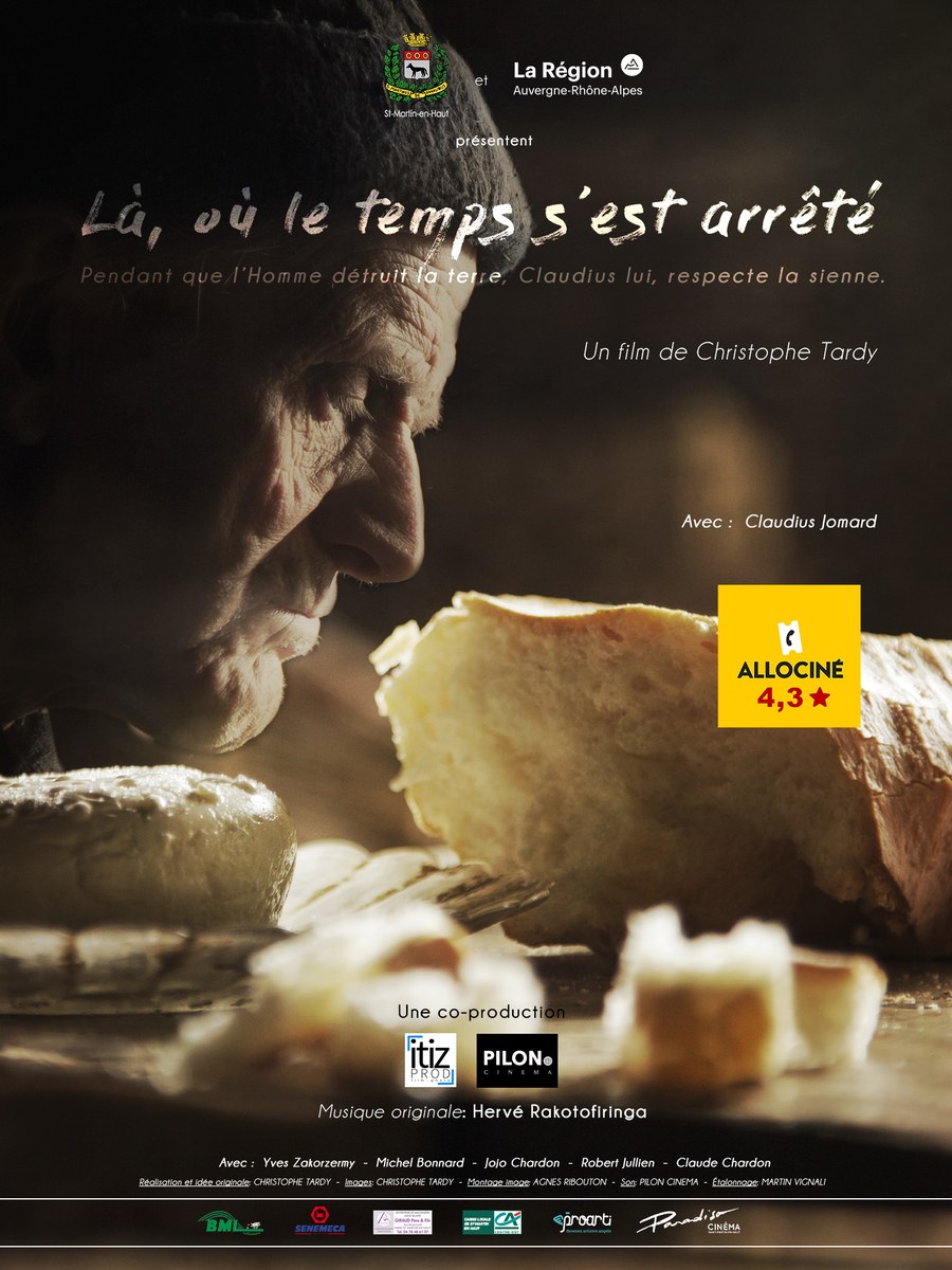 Affiche du film Là où le temps s'est arrêté, de Christophe Tardy